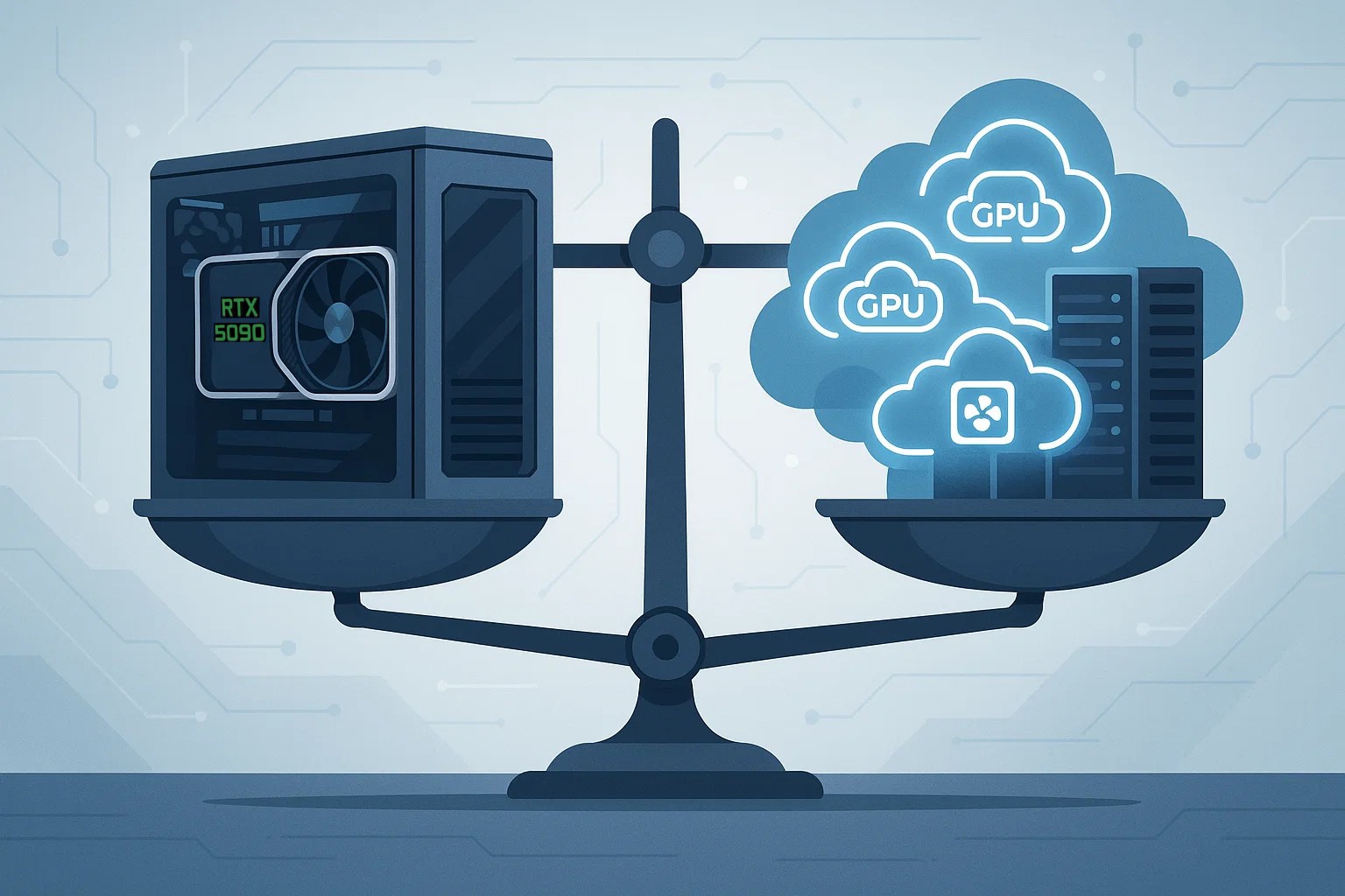 Hardware-Kosten für KI-Anwendungen: Eigenbetrieb vs. Cloud
